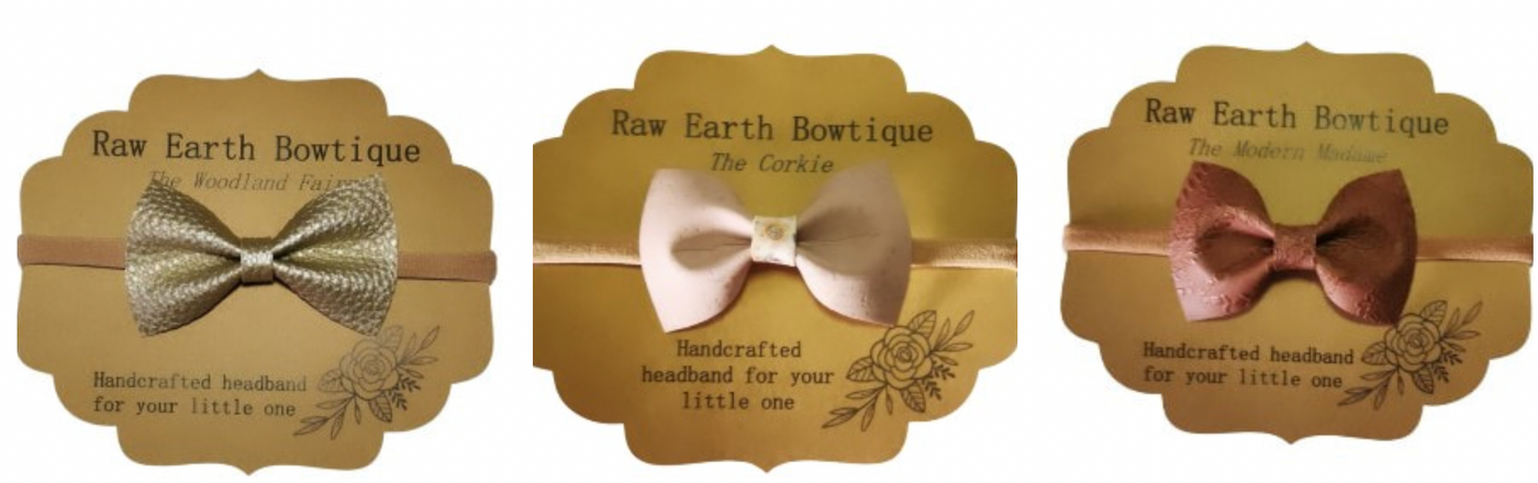 RAW EARTH BOWTIQUE - HAIR CLIP COLLECTION