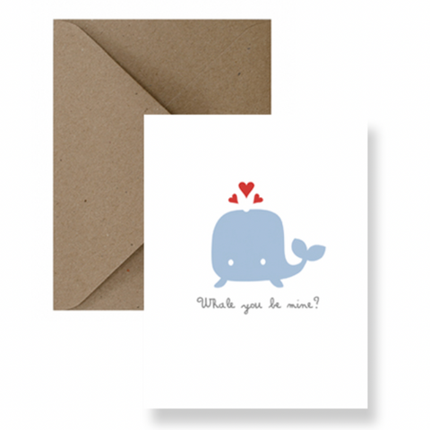 Card | Whale You Be Mine