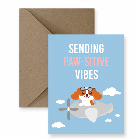 Card | Sending Paw-Sitive Vibes