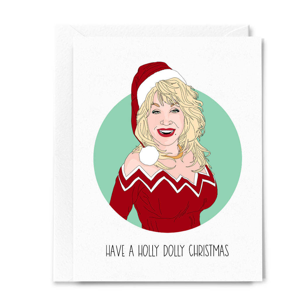 SAMMY GORIN LLC - HAVE A HOLLY DOLLY CHRISTMAS CARD