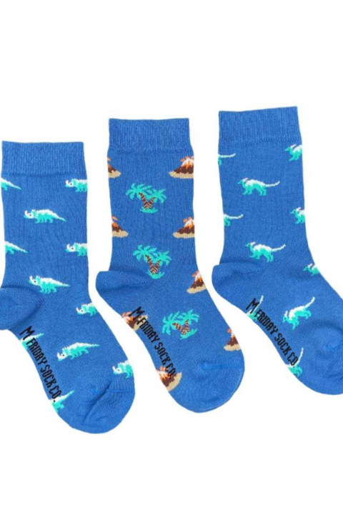 Kids Mismatched Socks | Volcano And Dinosaurs