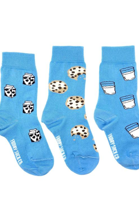 Milk & Cookies Mismatched Socks | Kids (1-12 Years Old)