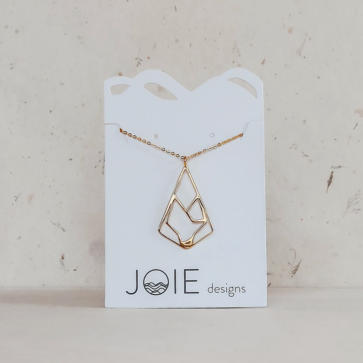 JOIE DESIGNS - 18K GOLD PLATED WOLF NECKLACE