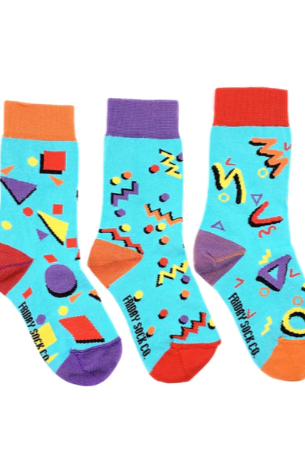 Kids Mismatched Socks | '80S Mismatched