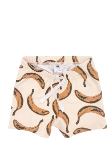 LITTLE AND LIVELY - SWIM SHORTS | BANANAS