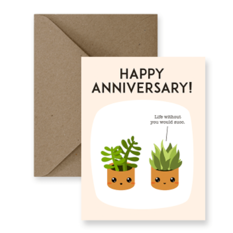 Happy Anniversary Succ Card