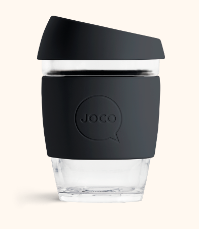 JOCO - 12OZ REUSABLE GLASS CUP