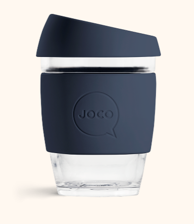 JOCO - 12OZ REUSABLE GLASS CUP