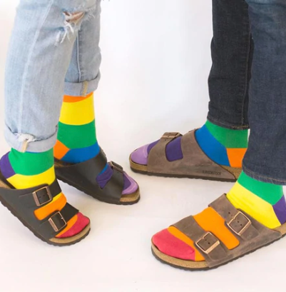 Womens Socks | Love Is Love Rainbow