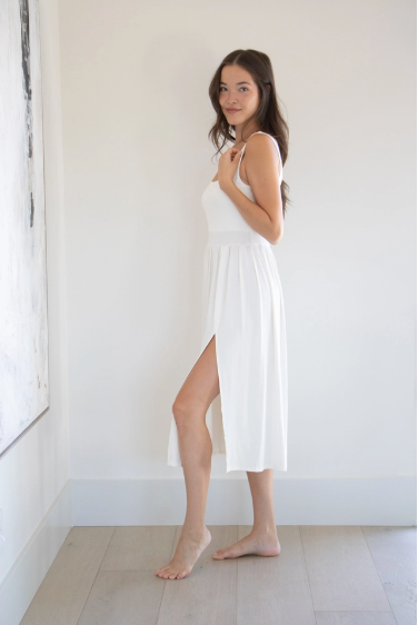 PRIV - PENELOPE DRESS | IVORY