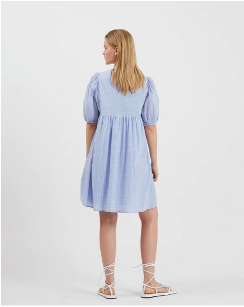 Minimum -  Celion Short Dress | Chambray Blue