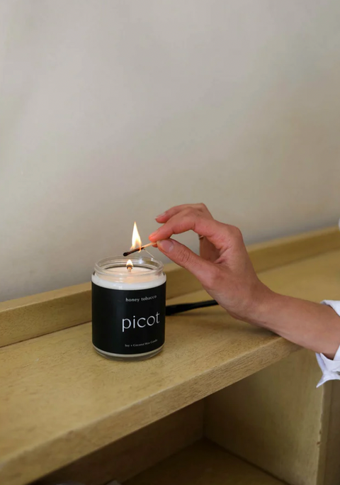 Honey Tobacco Candle - Slate