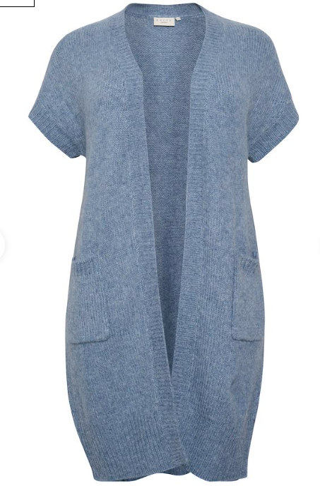 KAFFE CURVE - KCSILA CARDIGAN | INFINITY MELANGE