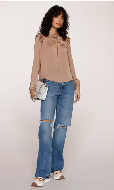 HEARTLOOM - MARION TOP  | CHAI