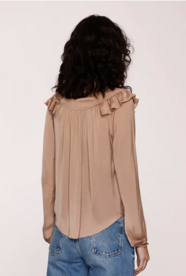 HEARTLOOM - MARION TOP  | CHAI