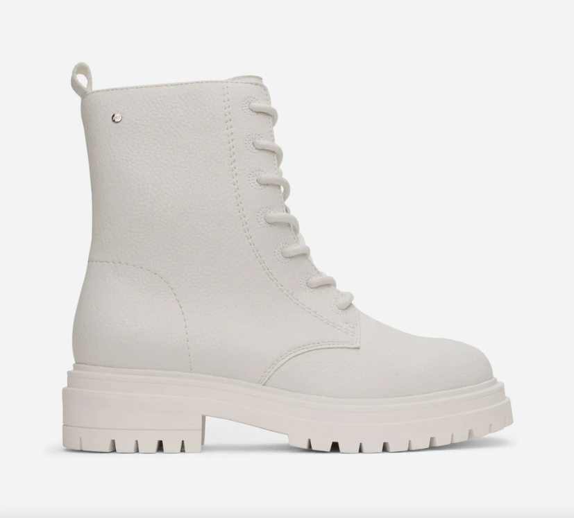 MATT & NAT  -  MAREE COMBAT BOOT  | WHITE