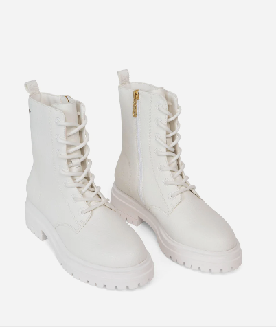 MATT & NAT  -  MAREE COMBAT BOOT  | WHITE