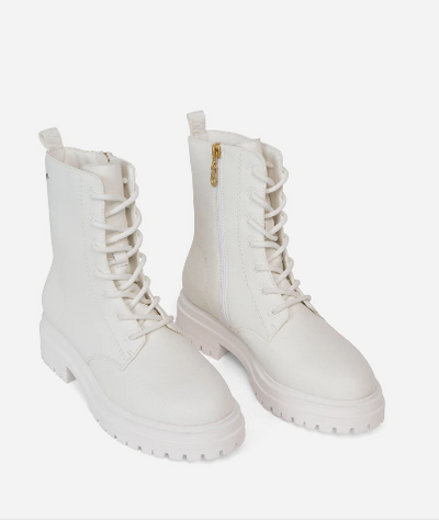 MATT & NAT  -  MAREE COMBAT BOOT  | WHITE