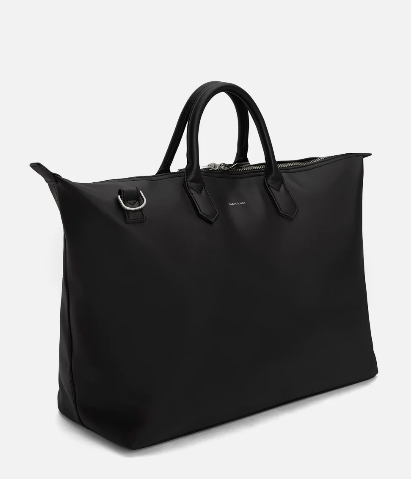 Matt & Nat -  Abbilg Weekender Bag | Black Shiny