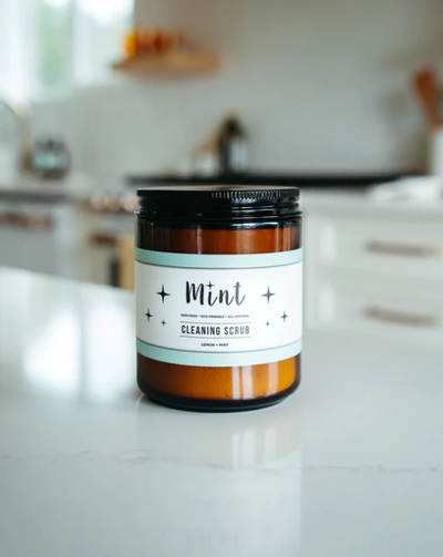 MINT CLEANING - CLEANING SCRUB (GLASS JAR)