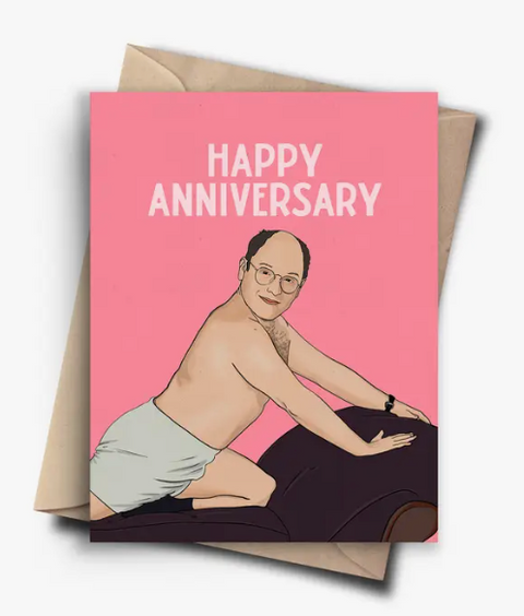 Seinfeld Anniversary George Constanza Card