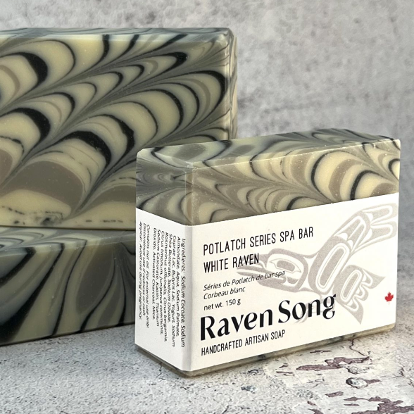 RAVENSONG - POTLATCH SERIES: WHITE RAVEN SOAP