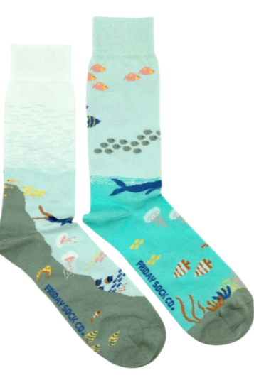 Underwater Scene Socks