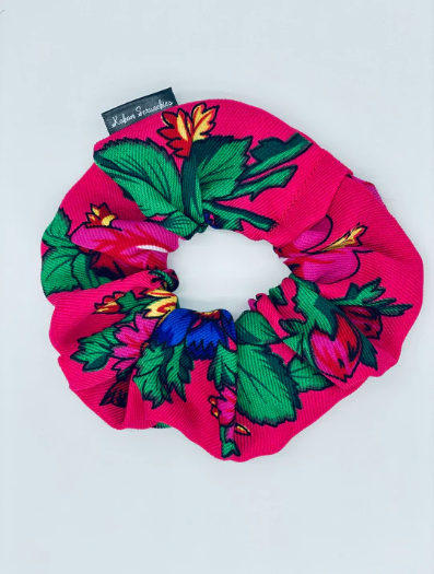 indigenous, scrunchies, hair