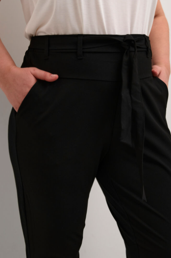 KAFFE - KAMALLI PANTS | DEEP BLACK