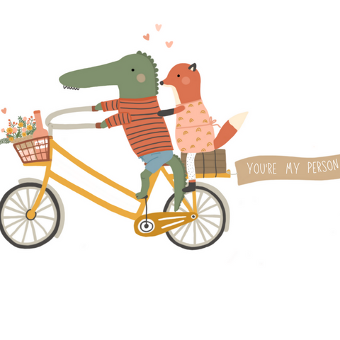 Peachy Littles - You Are My Person Card