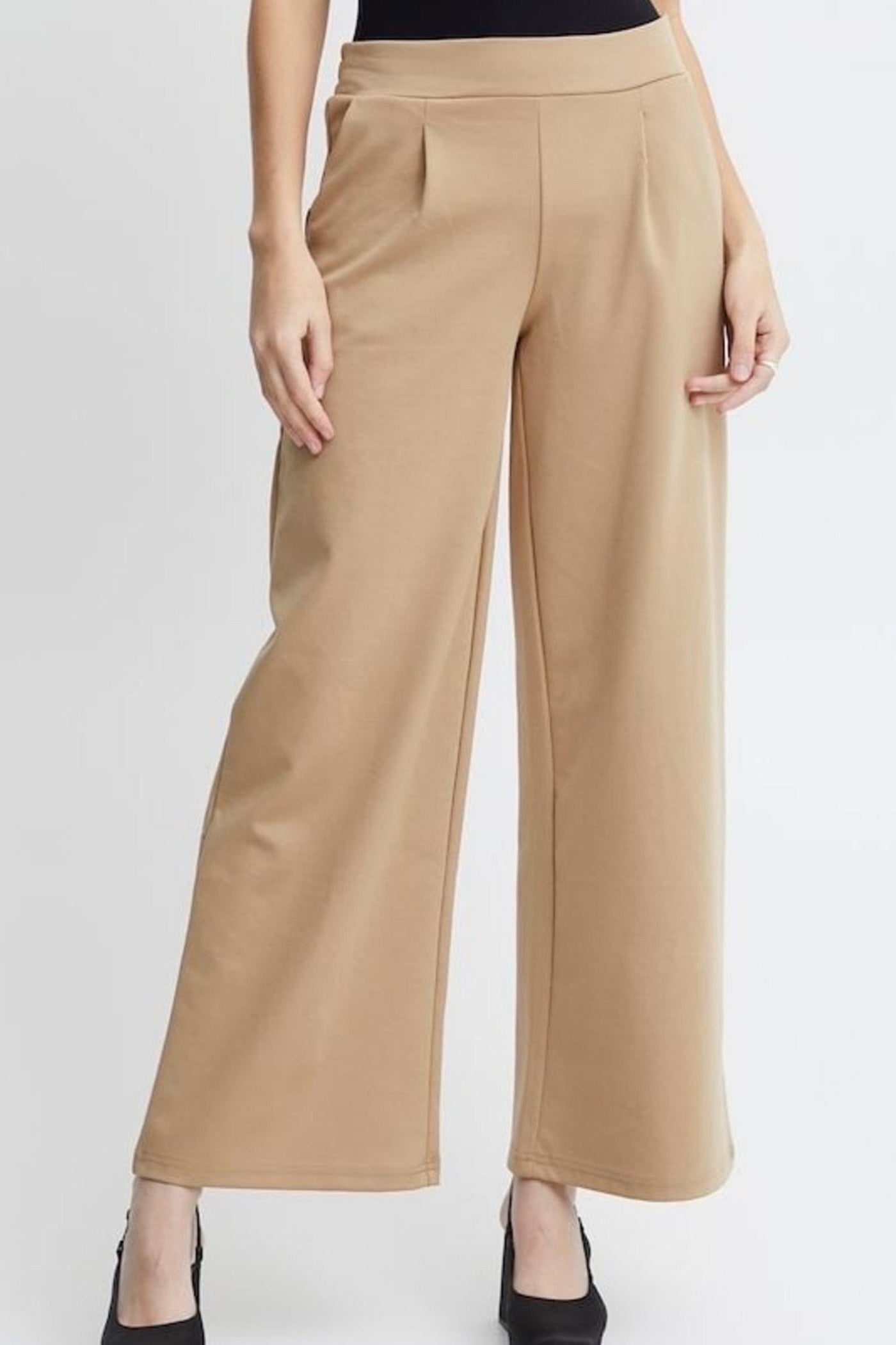 ICHI - IHKATE SUS WIDE PANT | NATURAL