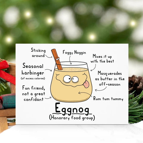 Wordy Art Shop Cards | Eggnog - 40% Off At Checkout