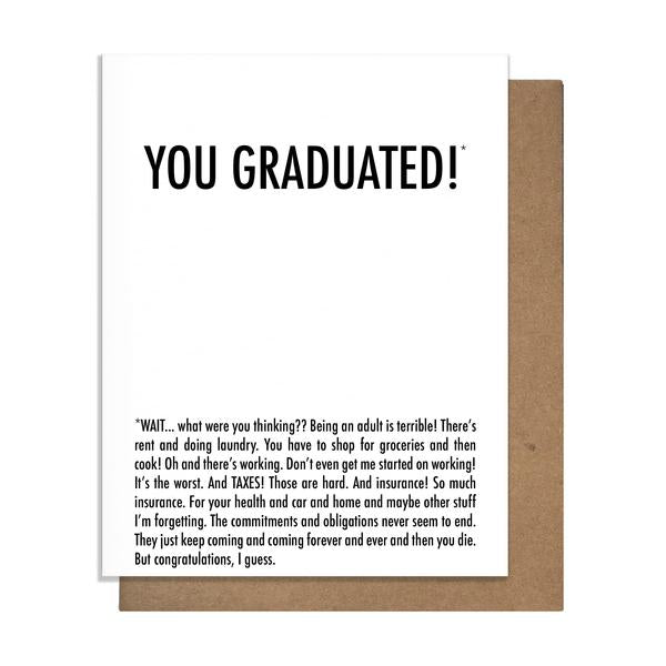 Graduated Why Card