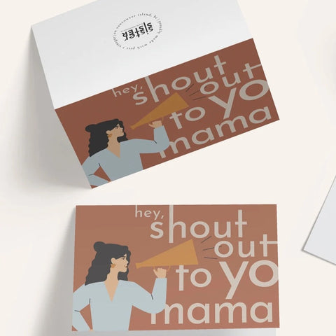 Shout Out To Yo' Mama. Card