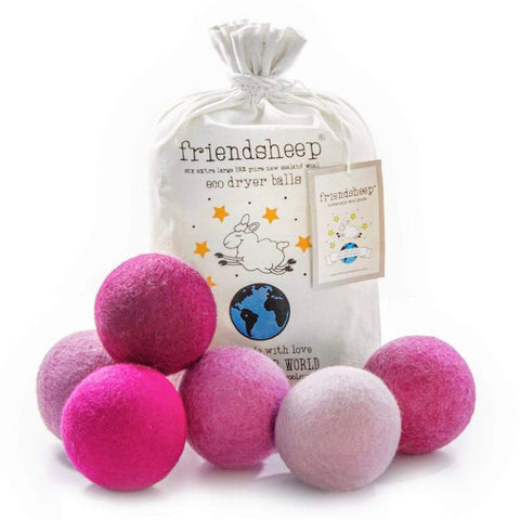 Friendsheep - Single Eco Dryer Ball | Assorted Pink Valentine