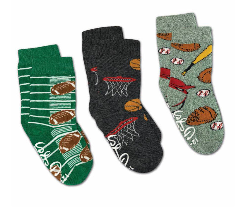 GOOD LUCK SOCK - KIDS SOCKS (AGES 0-12 MONTHS) | BASEBALL, BASKETBALL, AND FOOTBALL