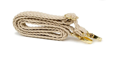 SO YOUNG - BRAIDED MESSENGER  STRAP WITH GOLD