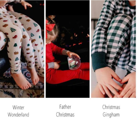 Infant Christmas Sleeper | Christmas Gingham Green Plaid